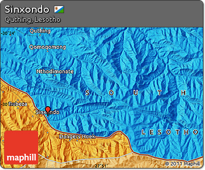 Political Map of Sinxondo