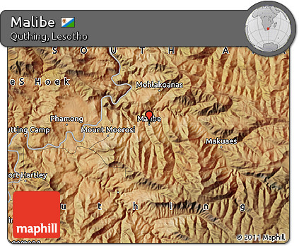 Satellite Map of Malibe