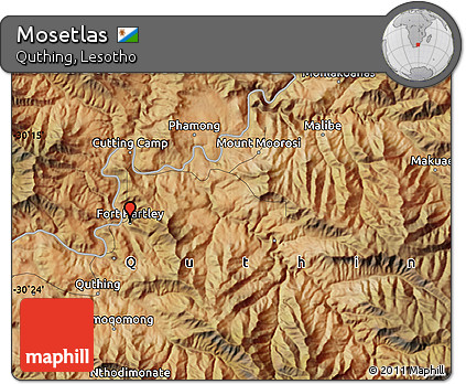 Satellite Map of Mosetlas