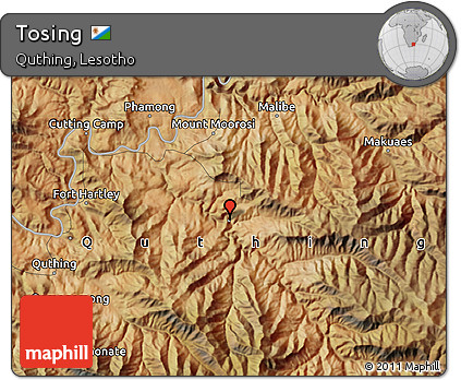 Satellite Map of Tosing