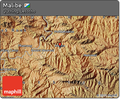 Satellite Map of Malibe
