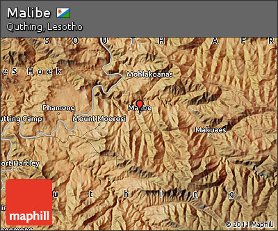 Satellite Map of Malibe