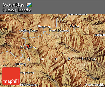Satellite Map of Mosetlas