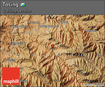 Satellite Map of Tosing