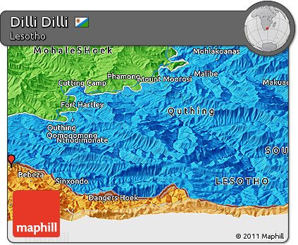 Political Panoramic Map of Dilli Dilli
