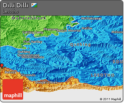 Political Panoramic Map of Dilli Dilli