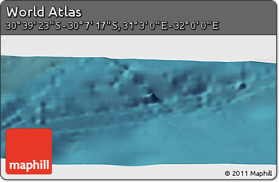 Satellite Panoramic Map of the Area around 30° 23' 20" S, 31° 31' 29" E