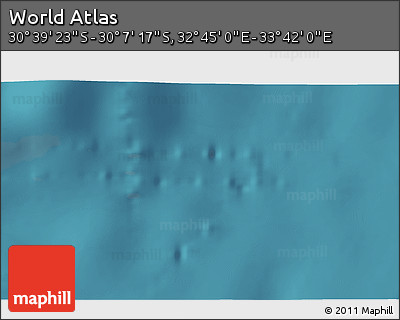 Satellite 3D Map of the Area around 30° 23' 20" S, 33° 13' 30" E