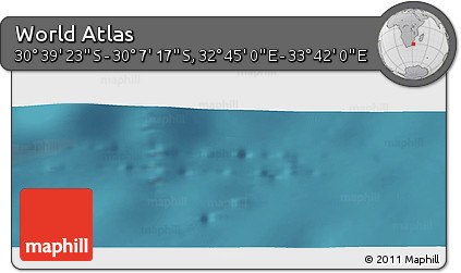 Satellite Panoramic Map of the Area around 30° 23' 20" S, 33° 13' 30" E