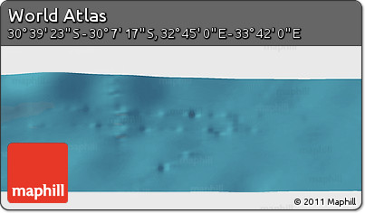 Satellite Panoramic Map of the Area around 30° 23' 20" S, 33° 13' 30" E