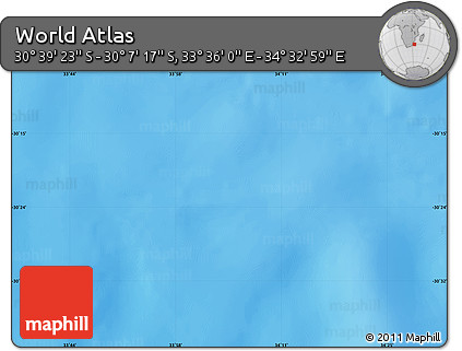 Physical Map of the Area around 30° 23' 20" S, 34° 4' 30" E