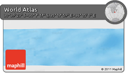 Physical Panoramic Map of the Area around 30° 23' 20" S, 35° 46' 29" E