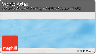 Physical Panoramic Map of the Area around 30° 23' 20" S, 35° 46' 29" E