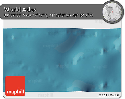 Satellite 3D Map of the Area around 30° 23' 20" S, 40° 43' 30" W