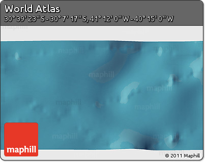Satellite 3D Map of the Area around 30° 23' 20" S, 40° 43' 30" W