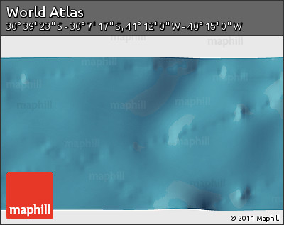 Satellite 3D Map of the Area around 30° 23' 20" S, 40° 43' 30" W