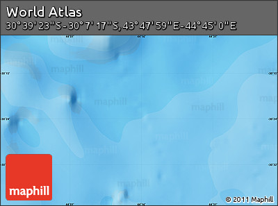 Political Map of the Area around 30° 23' 20" S, 44° 16' 29" E