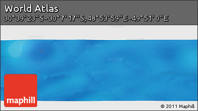 Physical Panoramic Map of the Area around 30° 23' 20" S, 49° 22' 30" E