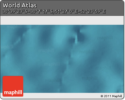 Satellite 3D Map of the Area around 30° 23' 20" S, 51° 55' 29" E