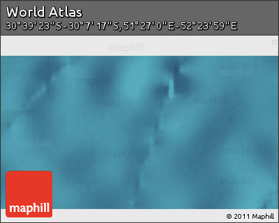 Satellite 3D Map of the Area around 30° 23' 20" S, 51° 55' 29" E