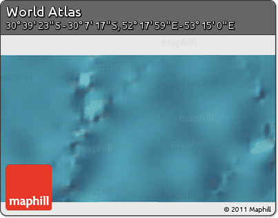 Satellite 3D Map of the Area around 30° 23' 20" S, 52° 46' 29" E