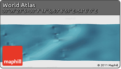 Satellite Panoramic Map of the Area around 30° 23' 20" S, 53° 37' 30" E