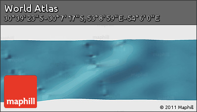 Satellite Panoramic Map of the Area around 30° 23' 20" S, 53° 37' 30" E