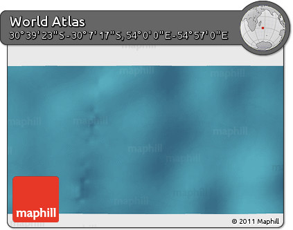 Satellite 3D Map of the Area around 30° 23' 20" S, 54° 28' 30" E