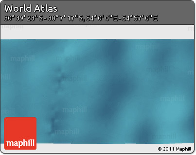 Satellite 3D Map of the Area around 30° 23' 20" S, 54° 28' 30" E