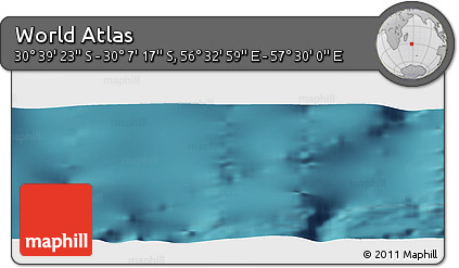 Satellite Panoramic Map of the Area around 30° 23' 20" S, 57° 1' 29" E