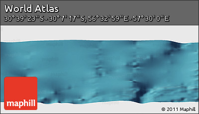Satellite Panoramic Map of the Area around 30° 23' 20" S, 57° 1' 29" E