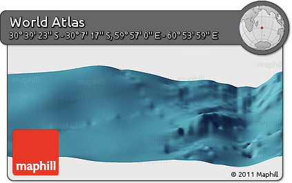 Satellite Panoramic Map of the Area around 30° 23' 20" S, 60° 25' 29" E