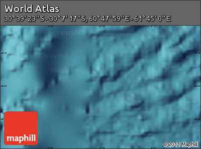 Satellite Map of the Area around 30° 23' 20" S, 61° 16' 29" E