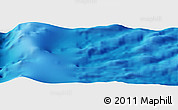 Physical Panoramic Map of the area around 30° 23' 20" S, 61° 16' 29" E