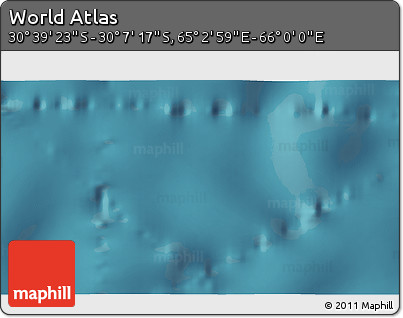 Satellite 3D Map of the Area around 30° 23' 20" S, 65° 31' 30" E