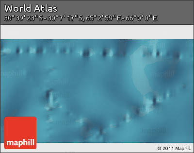 Satellite 3D Map of the Area around 30° 23' 20" S, 65° 31' 30" E