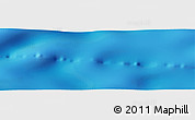 Physical Panoramic Map of the area around 30° 23' 20" S, 68° 4' 29" E