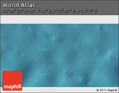 Satellite 3D Map of the Area around 30° 23' 20" S, 6° 1' 30" E
