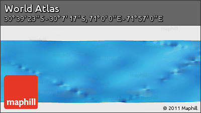 Physical Panoramic Map of the Area around 30° 23' 20" S, 71° 28' 29" E