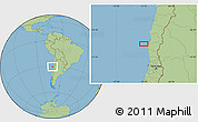 Savanna Style Location Map of the area around 30° 23' 20" S, 72° 10' 30" W