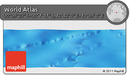 Physical Panoramic Map of the Area around 30° 23' 20" S, 73° 10' 30" E