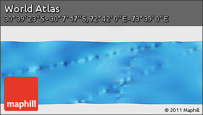 Physical Panoramic Map of the Area around 30° 23' 20" S, 73° 10' 30" E
