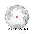 Outline Map of the Area around 30° 23' 20" S, 74° 1' 30" E, rectangular outline