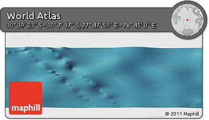 Satellite Panoramic Map of the Area around 30° 23' 20" S, 78° 16' 30" E