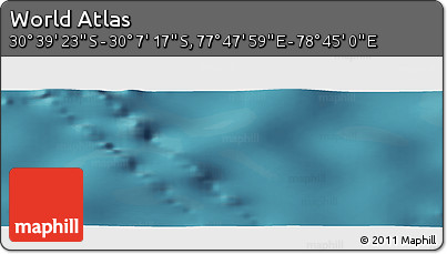 Satellite Panoramic Map of the Area around 30° 23' 20" S, 78° 16' 30" E