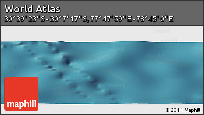 Satellite Panoramic Map of the Area around 30° 23' 20" S, 78° 16' 30" E