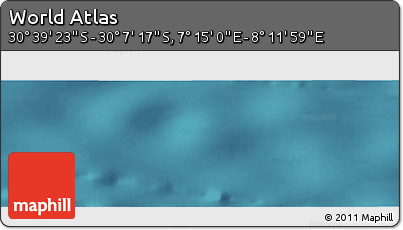 Satellite Panoramic Map of the Area around 30° 23' 20" S, 7° 43' 29" E