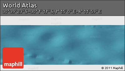 Satellite Panoramic Map of the Area around 30° 23' 20" S, 7° 43' 29" E