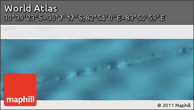 Satellite Panoramic Map of the Area around 30° 23' 20" S, 83° 22' 30" E