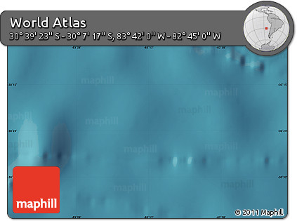 Satellite Map of the Area around 30° 23' 20" S, 83° 13' 29" W